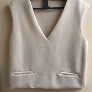 a new day Ivory V-Neck Blouse